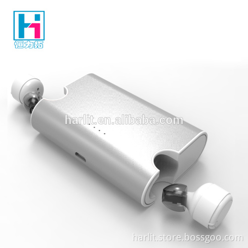 New In-ear TWS Sweatproof Wireless Bluetooth 4.2 Headphones With Mic Noise Cancelling 1500 mAh Charging Case 6 Hours Play Time